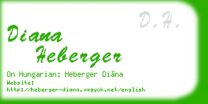 diana heberger business card